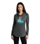 NEW ERA Custom Ladies Sueded Cotton Blend Cowl Tee.