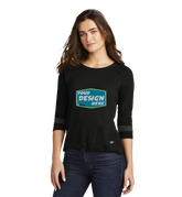 NEW ERA Custom Ladies Tri-Blend 3/4-Sleeve Tee
