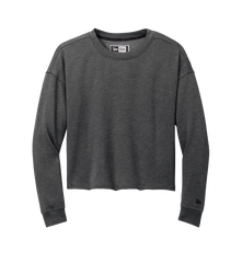 NEW ERA Custom Ladies Tri-Blend Fleece Crop Crew.