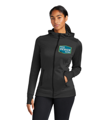 NEW ERA Custom Ladies Venue Fleece Full-Zip Hoodie.