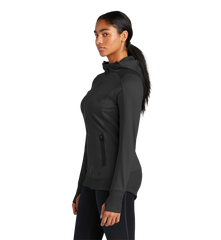 NEW ERA Custom Ladies Venue Fleece Full-Zip Hoodie.