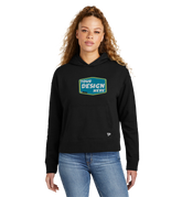 NEW ERA Custom Ladies Comeback Fleece Pullover Hoodie.