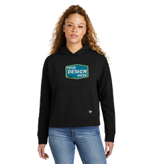 NEW ERA Custom Ladies Comeback Fleece Pullover Hoodie.