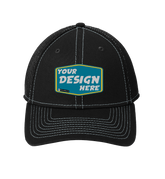 NEW ERA Custom Unisex Stretch Mesh Contrast Stitch Cap.