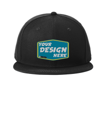 NEW ERA Custom Unisex Standard Fit Flat Bill Snapback Cap