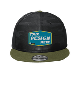 NEW ERA Custom Unisex Camo Flat Bill Snapback Cap