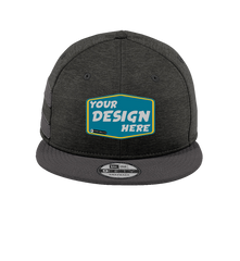 NEW ERA Custom Unisex Shadow Heather Striped Flat Bill Snapback Cap