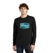 NEW ERA Custom Men's Heritage Blend Long Sleeve Crew Tee.