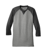 NEW ERA Custom Men's Sueded Cotton Blend 3/4-Sleeve Baseball Raglan Tee.