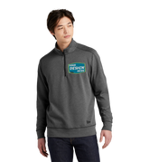 NEW ERA Custom Men's Tri-Blend Fleece 1/4-Zip Pullover.