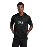 NEW ERA Custom Men's Performance Terry Short Sleeve Hoodie.