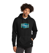 NEW ERA Custom Men's Comeback Fleece Pullover Hoodie.