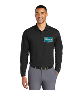 NIKE Custom Men's Long Sleeve Dri-FIT Stretch Tech Polo