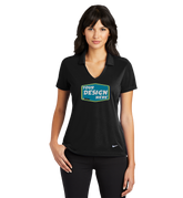 NIKE Custom Ladies Dri-FIT Vertical Mesh Polo