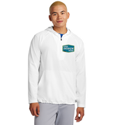 SPORT-TEK Custom Men's Repeat 1/2-Zip Long Sleeve Hooded Jacket