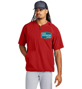 SPORT-TEK Custom Men's Repeat 1/2-Zip Short Sleeve Jacket