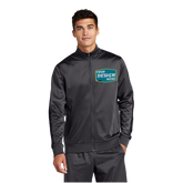 SPORT-TEK Custom Men's Tricot Sleeve Stripe Track Jacket