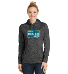 SPORT-TEK Custom Ladies PosiCharge Electric Heather Fleece Hooded Pullover