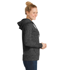 SPORT-TEK Custom Ladies PosiCharge Electric Heather Fleece Hooded Pullover