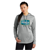 SPORT-TEK Custom Ladies PosiCharge Sport-Wick Heather Fleece Hooded Pullover