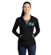 SPORT-TEK Custom Ladies PosiCharge Tri-Blend Wicking Fleece Full-Zip Hooded Jacket