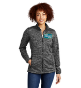 SPORT-TEK Custom Ladies PosiCharge Electric Heather Soft Shell Jacket
