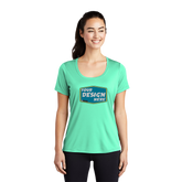 SPORT-TEK Custom Ladies Posi-UV Pro Scoop Neck Tee