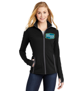 SPORT-TEK Custom Ladies Sport-Wick Stretch Contrast Full-Zip Jacket