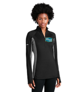 SPORT-TEK Custom Ladies Sport-Wick Stretch Contrast 1/4-Zip Pullover