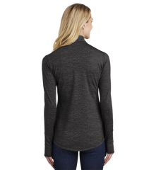 SPORT-TEK Custom Ladies Sport-Wick Stretch Reflective Heather 1/2-Zip Pullover
