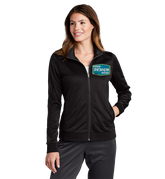 SPORT-TEK Custom Ladies Tricot Sleeve Stripe Track Jacket