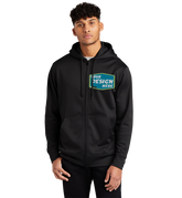 SPORT-TEK Custom Men's Sport-Wick Fleece Full-Zip Hooded Jacket