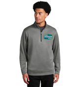 SPORT-TEK Custom Men's PosiCharge Sport-Wick Heather Fleece 1/4-Zip Pullover