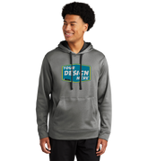 SPORT-TEK Custom Men's PosiCharge Sport-Wick Heather Fleece Hooded Pullover