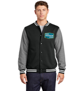 SPORT-TEK Custom Men's Fleece Letterman Jacket