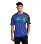 SPORT-TEK Custom Men's PosiCharge Competitor Sleeve-Blocked Tee