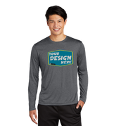 SPORT-TEK Custom Men's Long Sleeve Heather Contender Tee