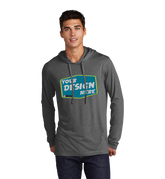 SPORT-TEK Custom Men's PosiCharge Tri-Blend Wicking Long Sleeve Hoodie
