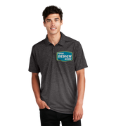 SPORT-TEK Custom Men's Ombre Heather Polo