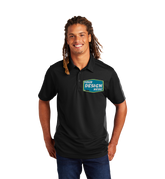 SPORT-TEK Custom Men's PosiCharge Active Textured Colorblock Polo