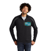 SPORT-TEK Custom Men's Sport-Wick Stretch 1/2-Zip Colorblock Pullover