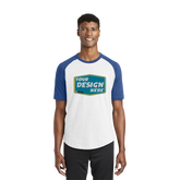 SPORT-TEK Custom Men's Short Sleeve Colorblock Raglan Jersey