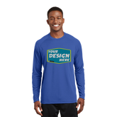 SPORT-TEK Custom Men's Dry Zone Long Sleeve Raglan T-Shirt