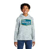 SPORT-TEK Custom Unisex Youth Sport-Wick CamoHex Fleece Hooded Pullover