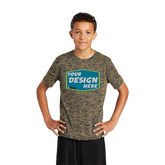 SPORT-TEK Custom Unisex Youth PosiCharge Electric Heather Tee