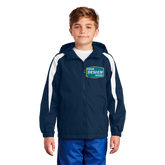 SPORT-TEK Custom Unisex Youth Fleece-Lined Colorblock Jacket