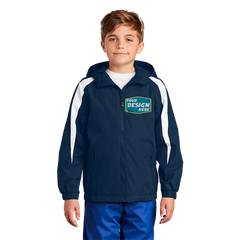 SPORT-TEK Custom Unisex Youth Fleece-Lined Colorblock Jacket