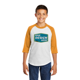 SPORT-TEK Custom Unisex Youth Colorblock Raglan Jersey