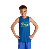 SPORT-TEK Custom Unisex Youth PosiCharge Mesh Reversible Sleeveless Tee