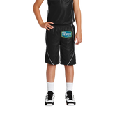 SPORT-TEK Custom Unisex Youth PosiCharge Mesh Reversible Spliced Short